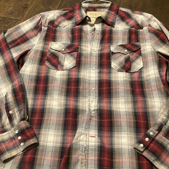 Guess Country Shirt Pearl Snaps - Picture 2 of 3